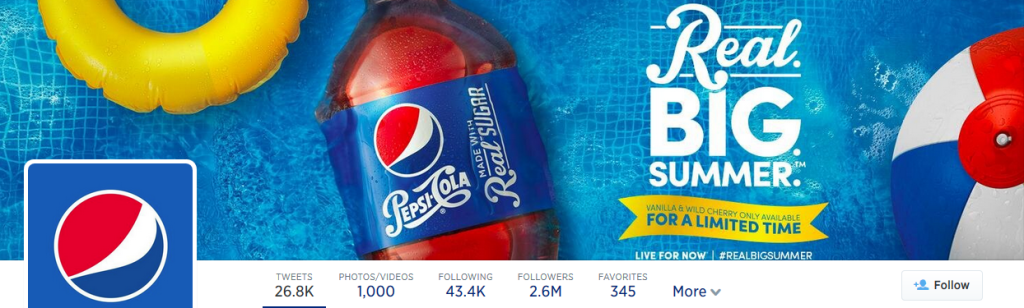 Pepsi Twitter Profile Photo