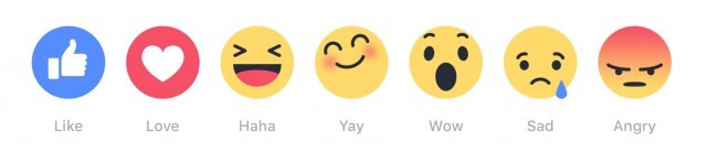 Facebook New Like Emoji's